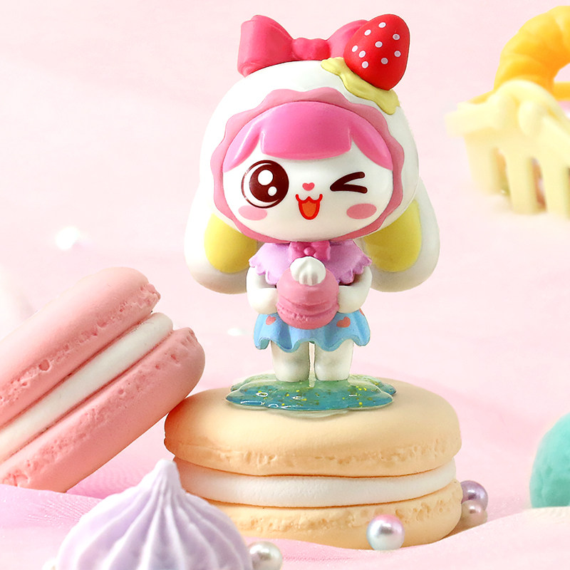 小伶玩具盲盒公主守护精灵甜品钥匙扣手办女孩惊喜潮玩盲盒
