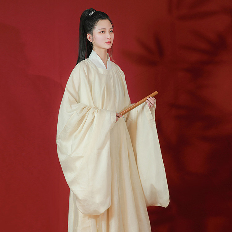 千梦丝麻放量品大正品道袍原创圆领梦缘女款汉服