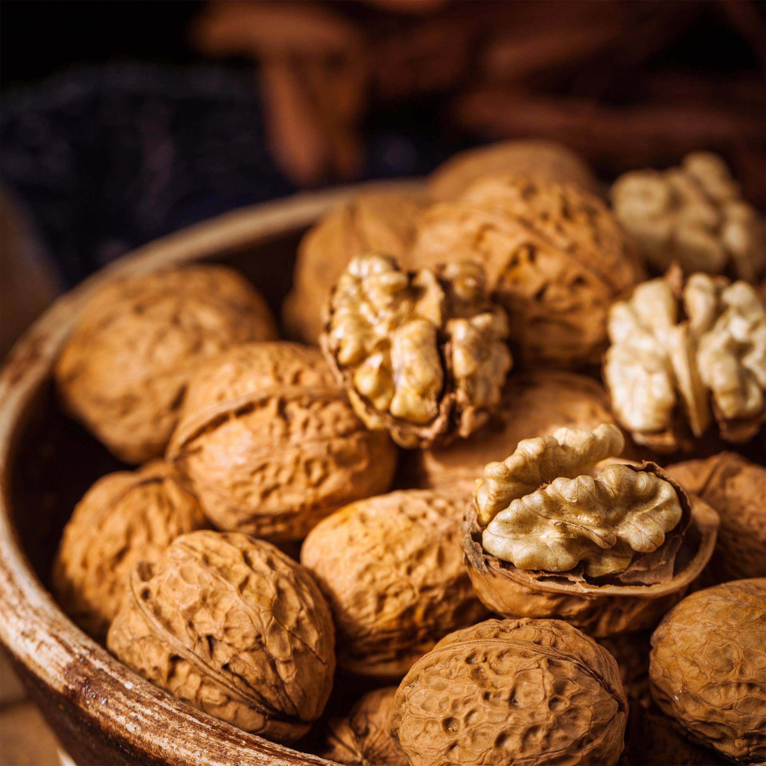 云南核桃新货漾濞薄壳非纸皮大泡核桃1000g 无漂白孕妇坚果包邮