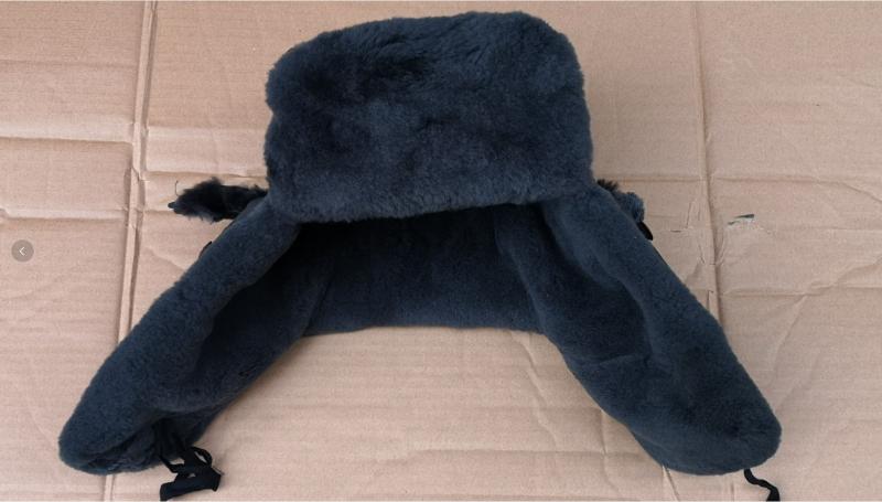 地面勤务羊剪绒寒区皮帽  厚实暖和皮毛一体冬季防寒皮帽