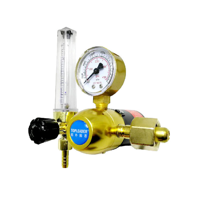 二氧化碳表36v220v气保焊配件压力表二保焊接减压阀混合气加热器