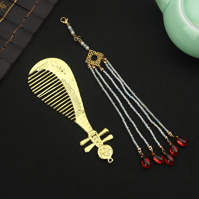 琵琶古风发簪制发品明服饰品服饰梳子发梳发钗发饰