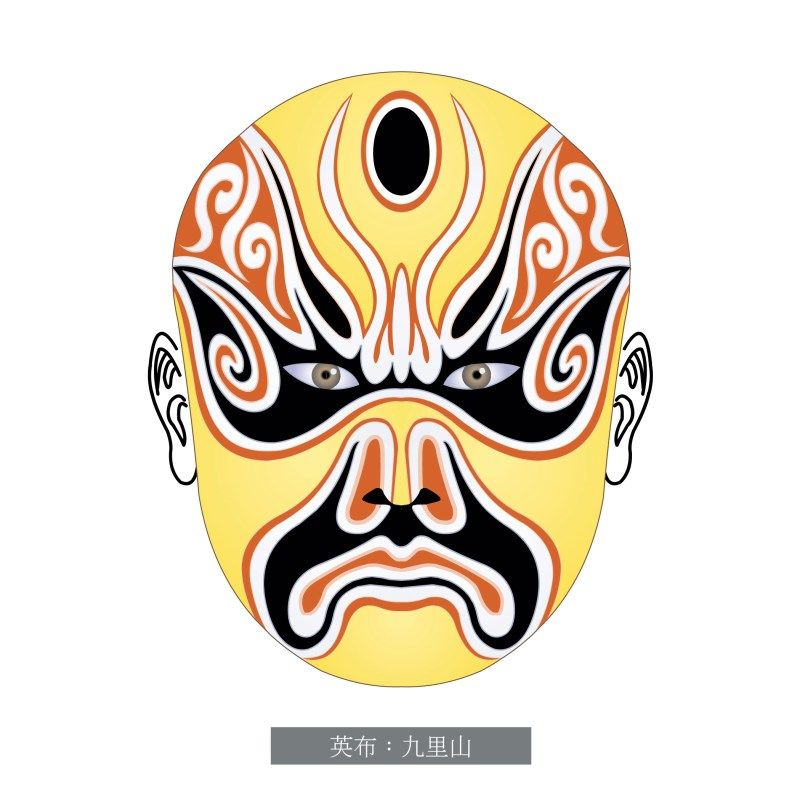 京剧人物脸谱戏曲文化艺术海报相框框墙宿舍客厅现代装饰画