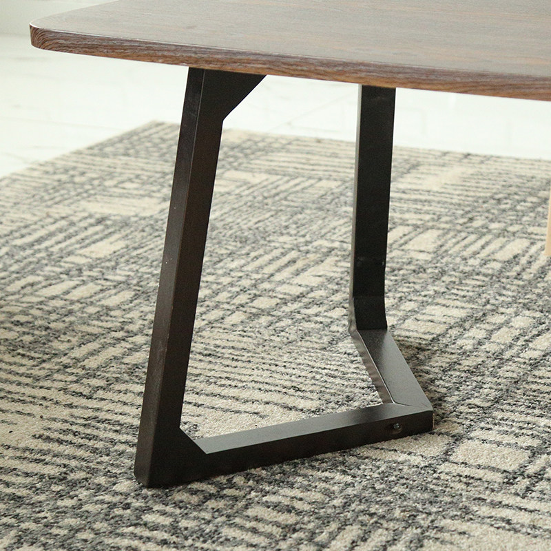 北欧脚桌出租房改造桌子平面简易长方形客厅餐桌茶几