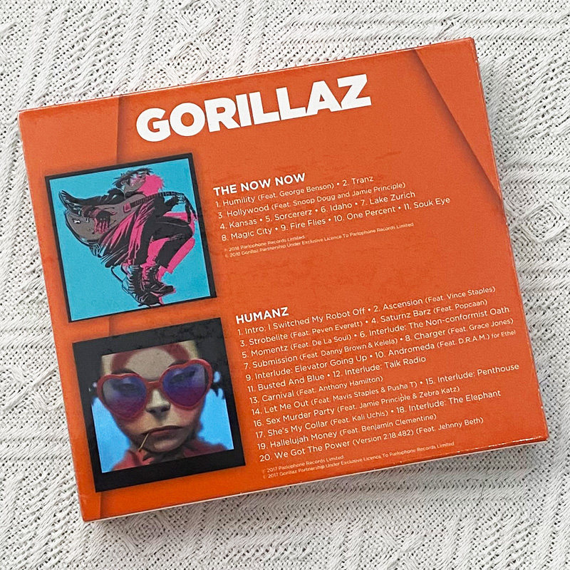 now现货正版街头霸王专辑gorillazthehuman2cd唱片音乐cd