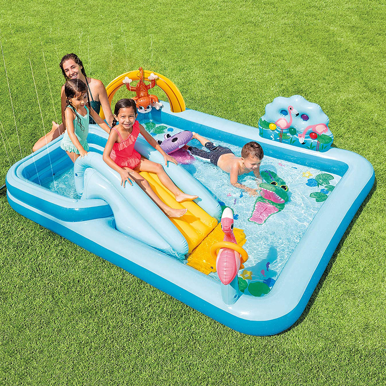 充气游泳池儿童婴儿家用喷水水戏水池室内加厚游泳池