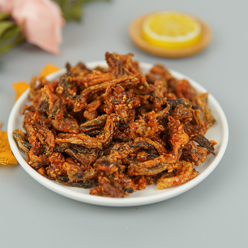 海鱼佳梦碳烤90克皮狭鳕鱼鱼皮网红食品麻辣鱼干