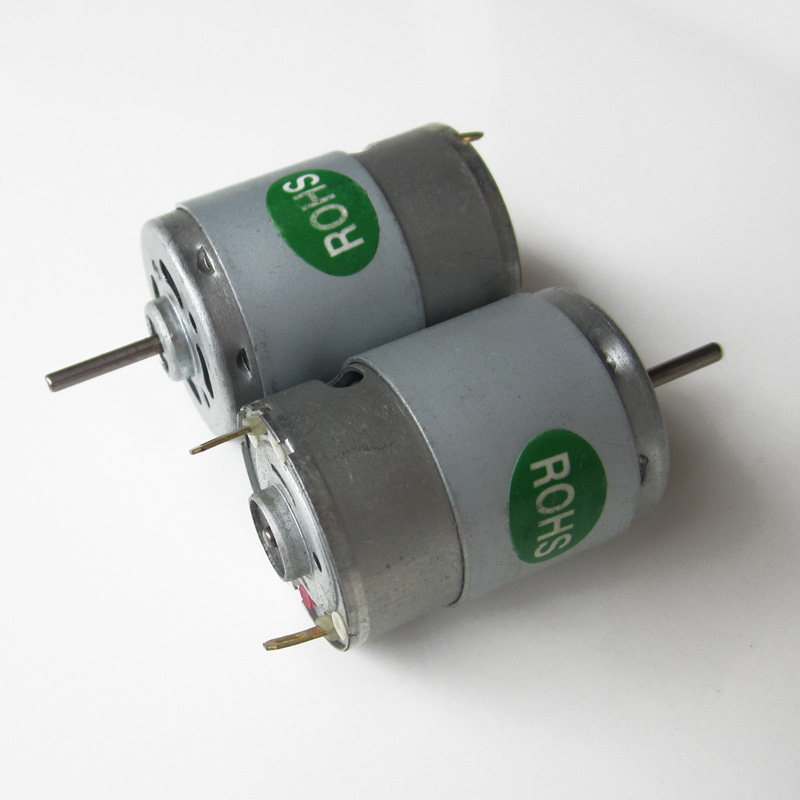 电机rs380sh微型直流直流电3v6v9v强磁碳刷高速马达电机