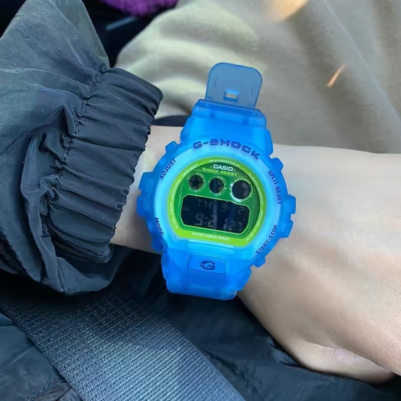 卡西欧手表g-shock冰电之韧系列透明防水防震运动表日韩腕表
