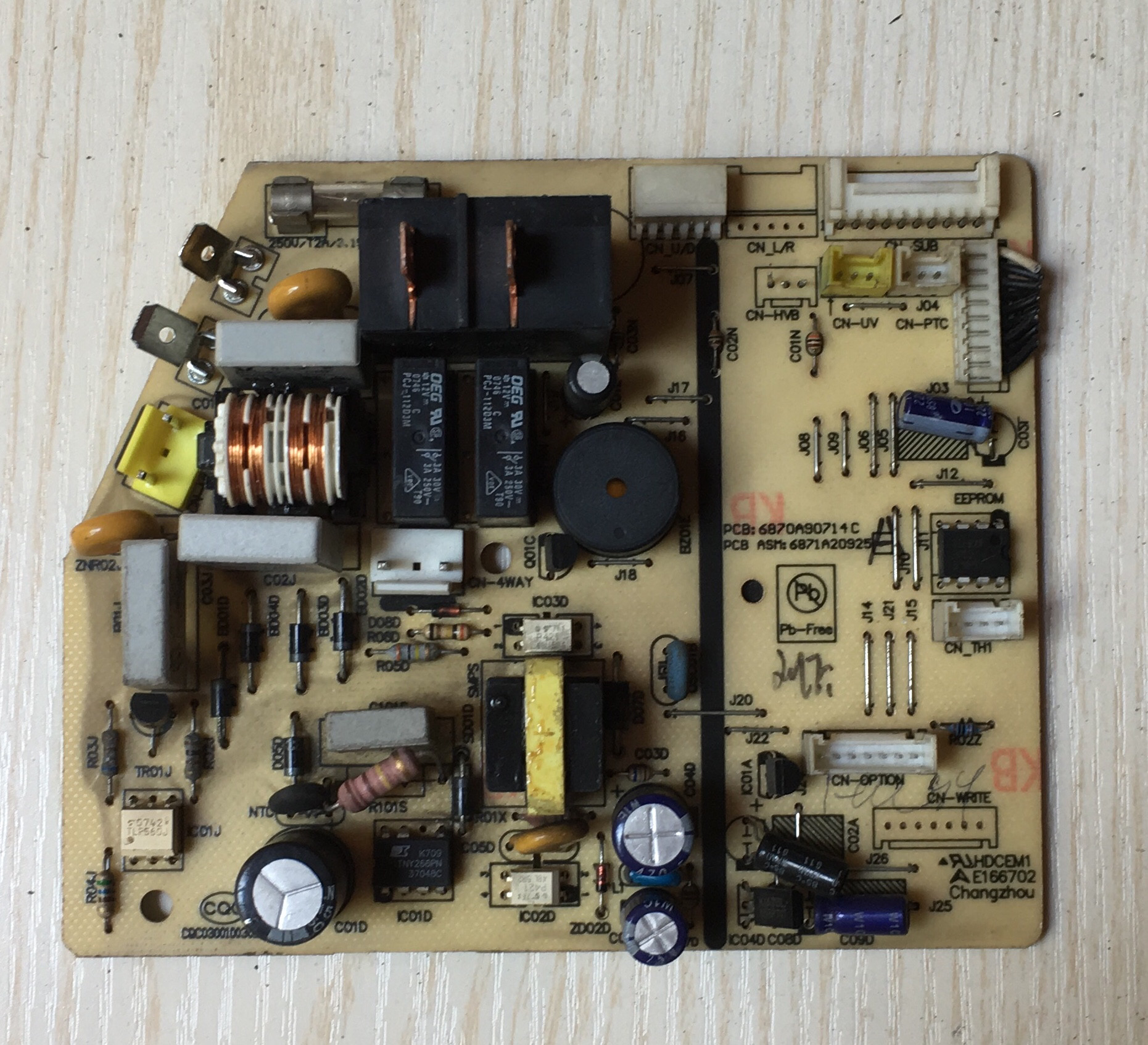 lg空调配件6870a90714c6871a20925a电脑电路控制板主版pcb电路板