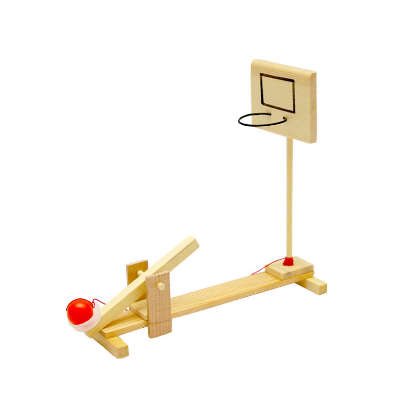科技投篮杠杆费力小学幼儿包幼儿材料手工实验科学实验
