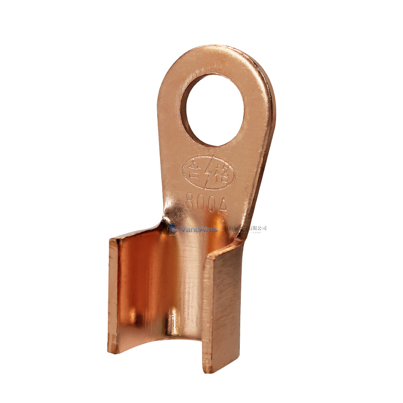 ot-800开口鼻ot铜鼻子铜线耳线鼻铜线接线端子铜接头800a 国标a级