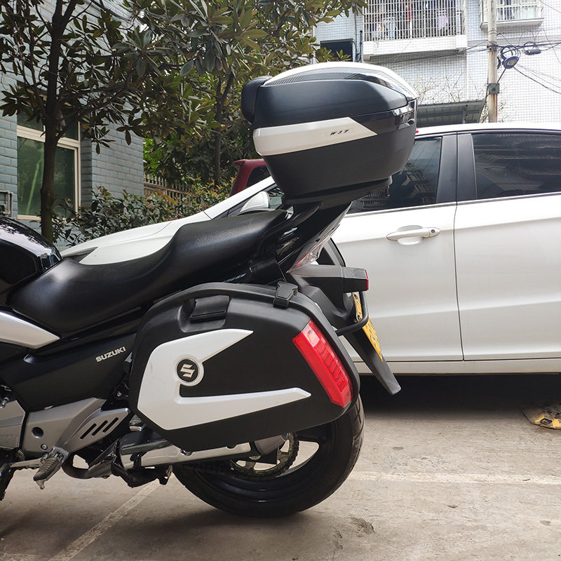 适用于铃木骊驰gw250agw250f摩托摩托车车改装边三箱摩托车尾箱