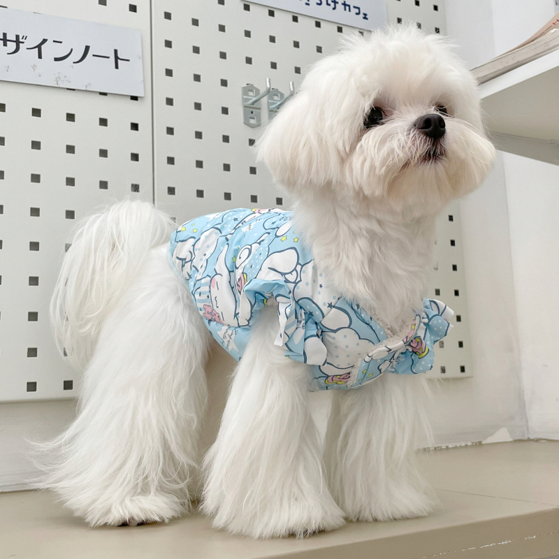 博美犬衣服制作过程图片