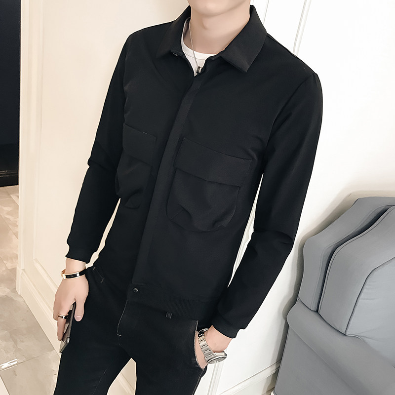 80斤150特小号155矮个子xs码超修身短款夹克男s秋季薄款瘦子外套