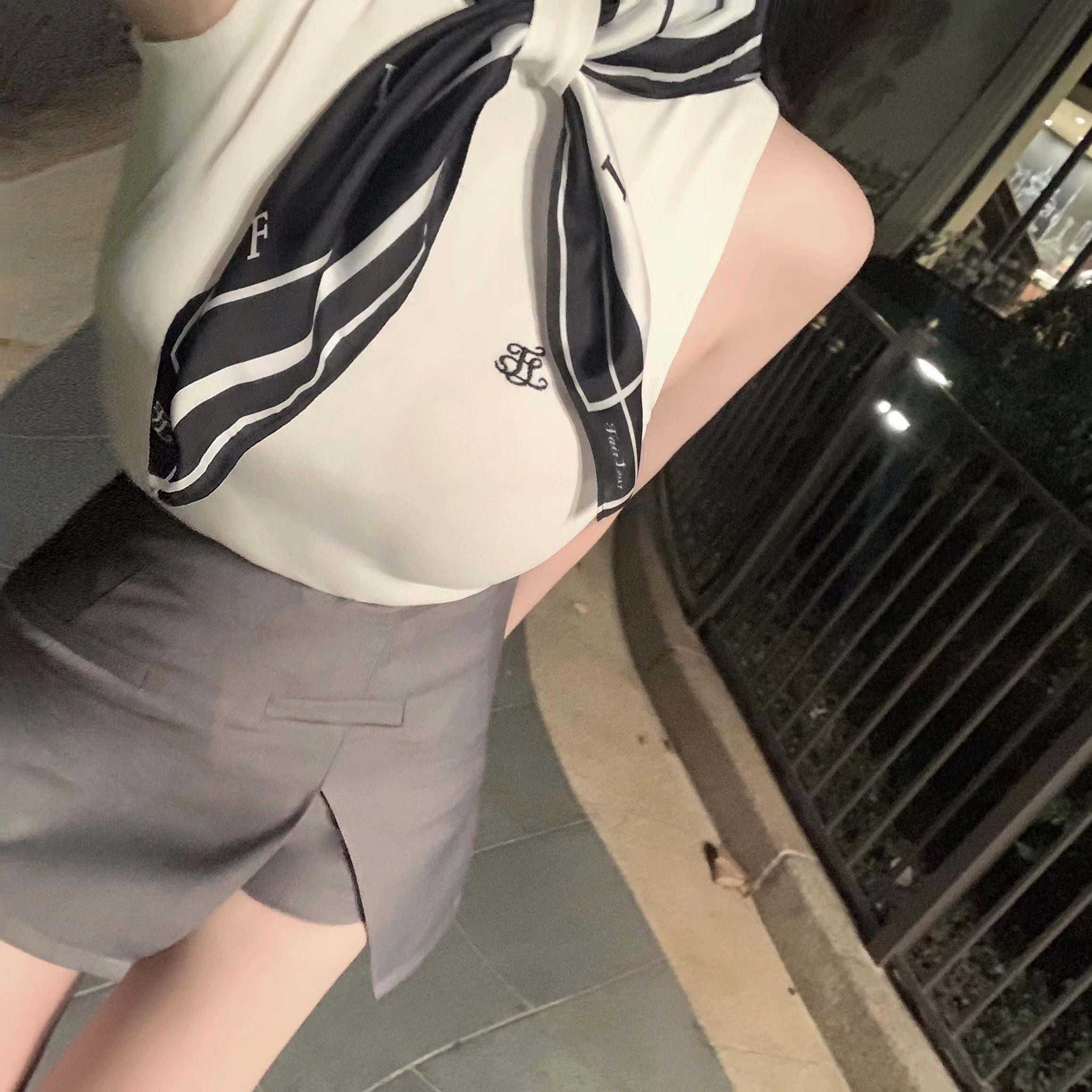 viola早秋新款女装套装贵族套装chic上衣甜辣套装半裙辣妹套装