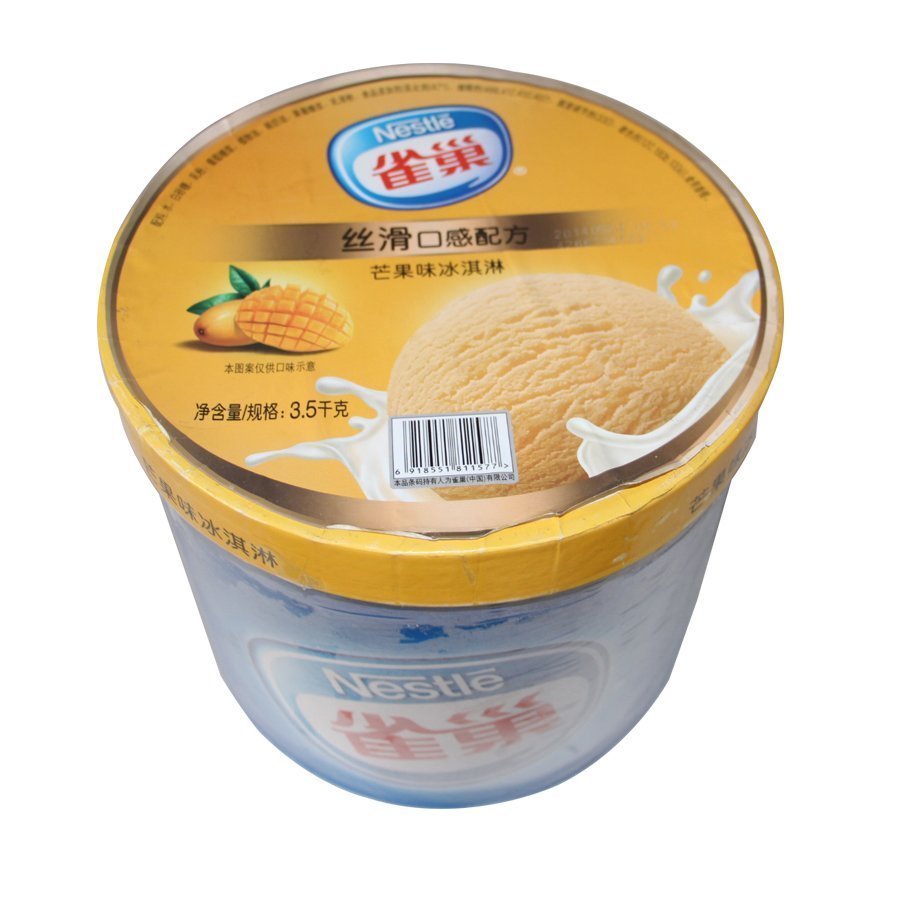 雀巢冷饮芒果大桶家庭冰淇淋挖球雪糕夏日热卖冰淇淋
