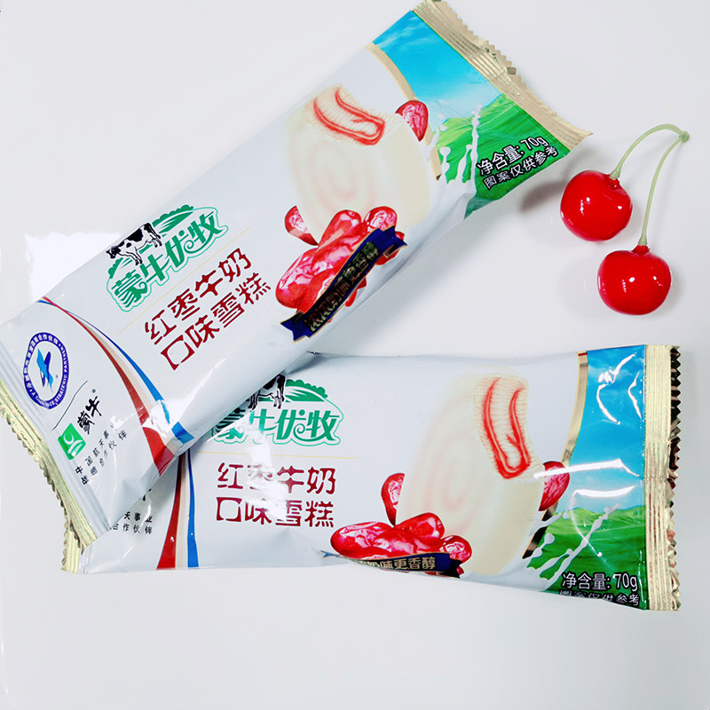 蒙牛冷饮冰激凌红枣牛奶口味雪糕新品热销脆皮冰淇淋