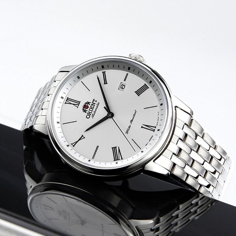 双狮东方双狮东方全自动机械表男大表盘钢带防水透底日韩腕表