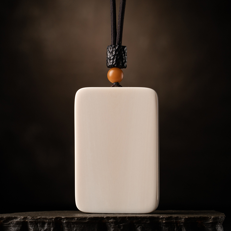 猛犸大善猛犸象象牙平安无事牌冰料满吊坠挂件男士项坠