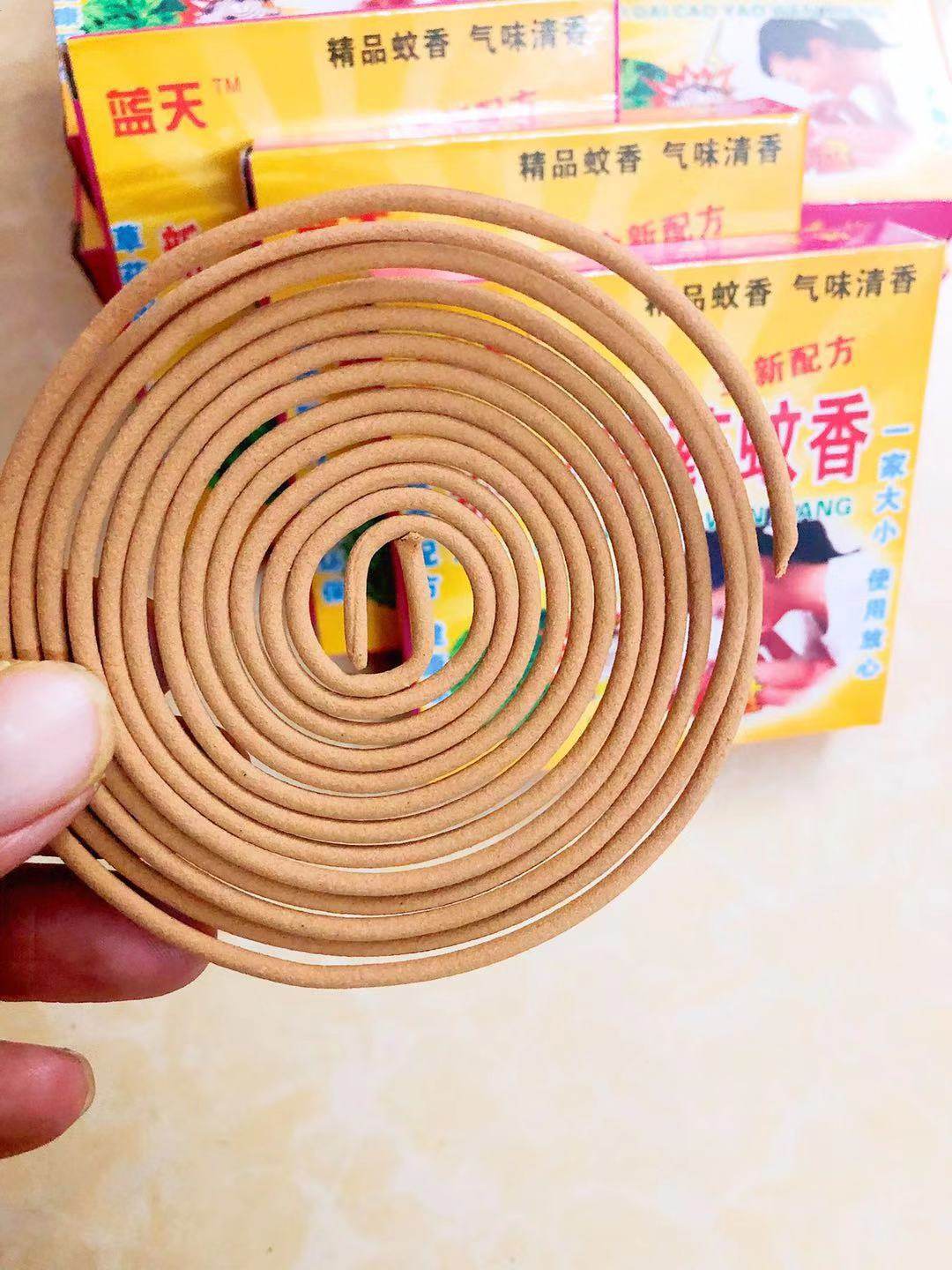 草药蚊香 大瑶山 婴儿童蚊香新一代 野营 蓝天家庭适用 蚊香和盘