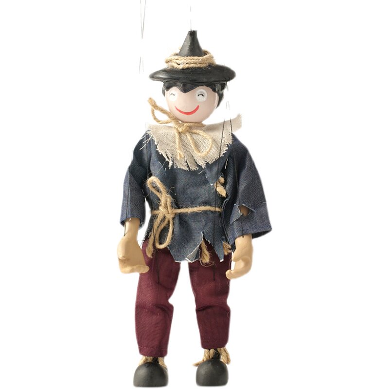 绿野仙踪提线木偶公仔我是一个稻草人童话故事人偶生日礼物木偶