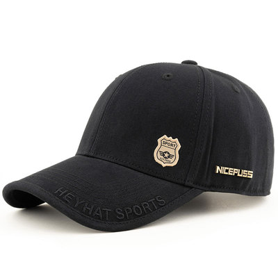 潮牌男春秋款男鸭舌帽男士硬顶棒球帽女深顶秋冬休闲