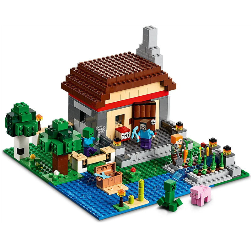 乐高我的世界系列21161建造箱子男孩子拼插积木建构