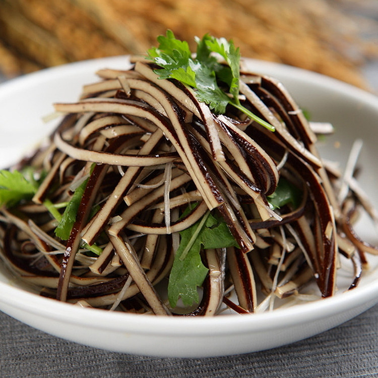 黑豆千张豆制品开袋即食饭店凉拌拌菜豆腐丝淮豆腐干