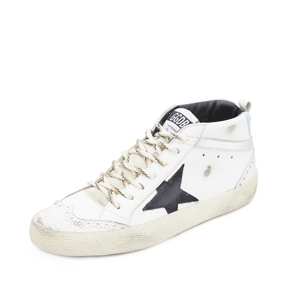 立即下单goldengoose拼色皮革星星男士高帮运动鞋脏脏鞋