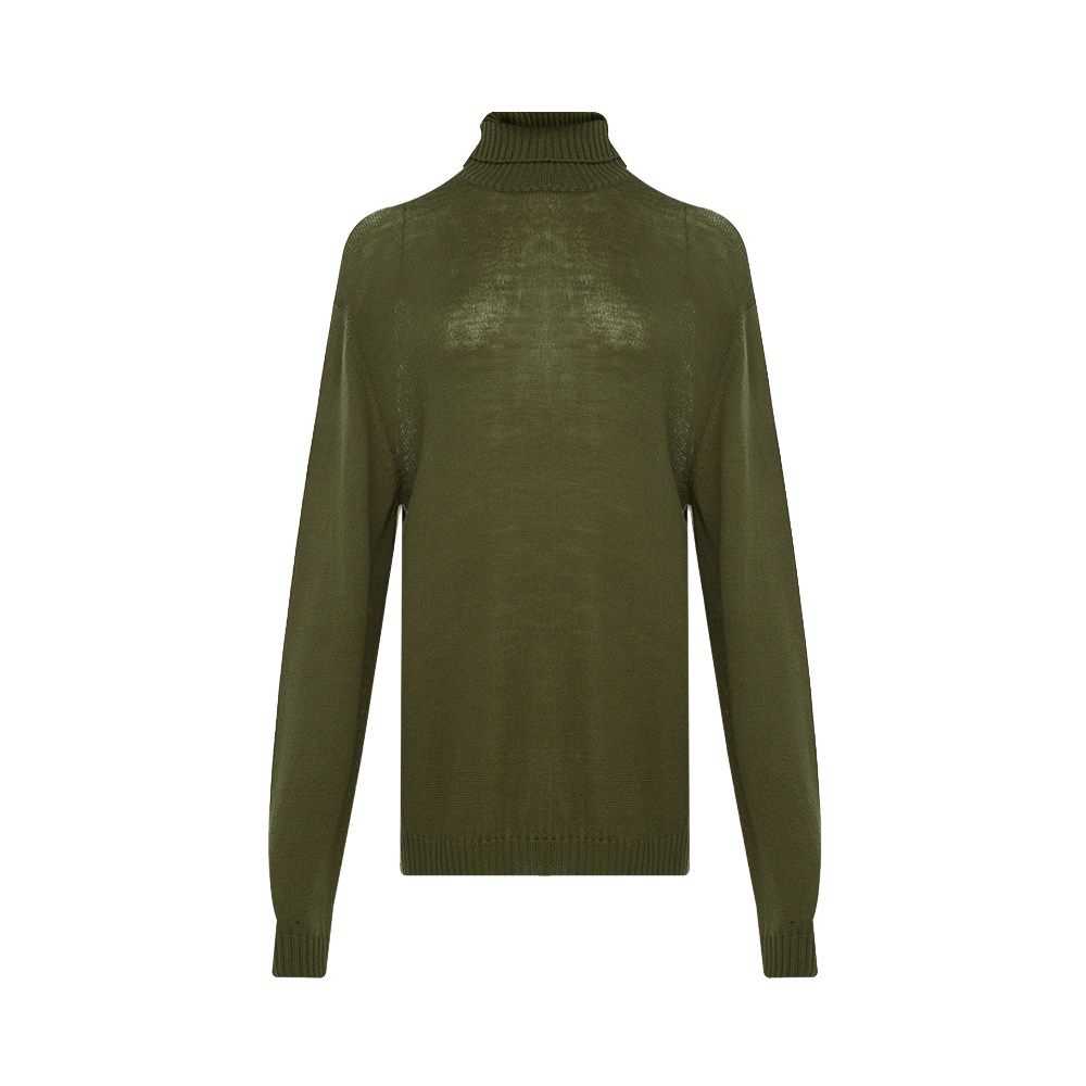 jilsander多色纯羊羊毛女士高龄长袖修身针织衫毛衣