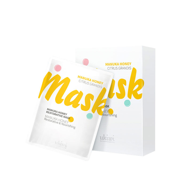 纽西之谜ukiwi小精灵马卡龙面膜麦卢卡蜂蜜深层补水保湿修护5片