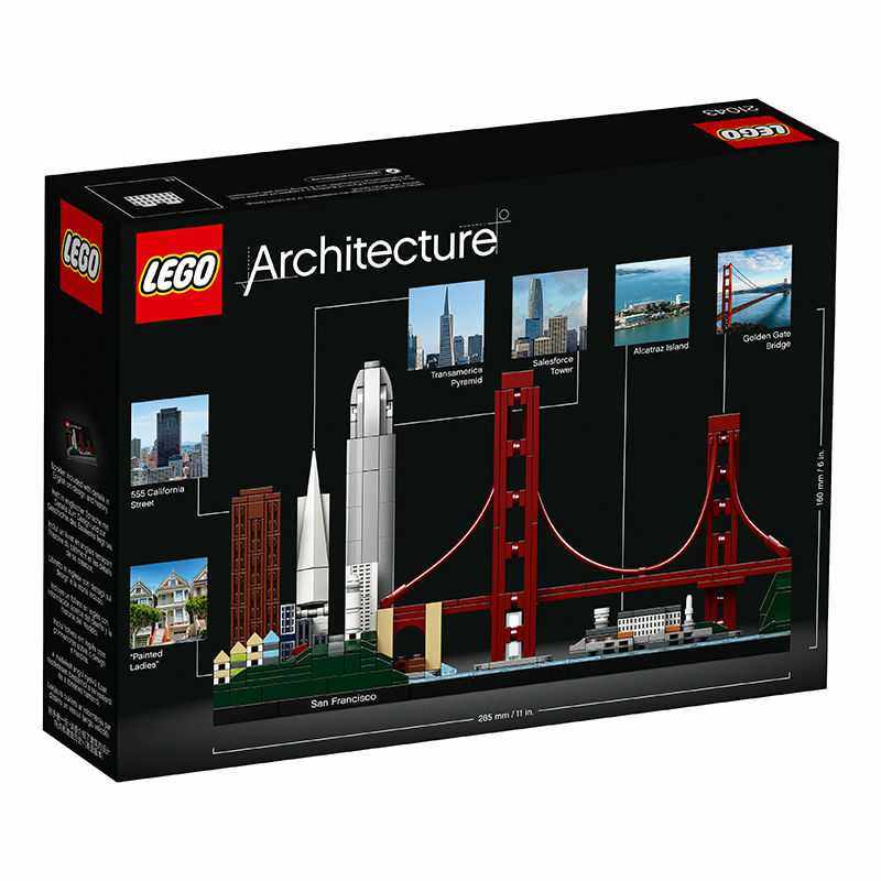 包邮现货乐高lego积木21043建筑建筑系系列拼装建构