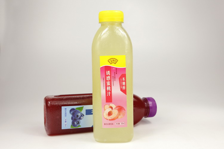 控糖食品店木糖醇柳橙汁芒果汁蜜桃汁蓝莓500ml*15瓶水果汁饮料