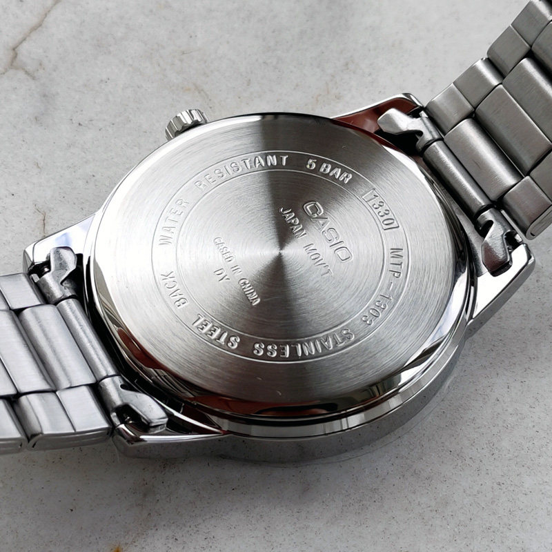 卡西欧手表casiomtp1303d7b钢带商务指针复古简约防水日韩腕表