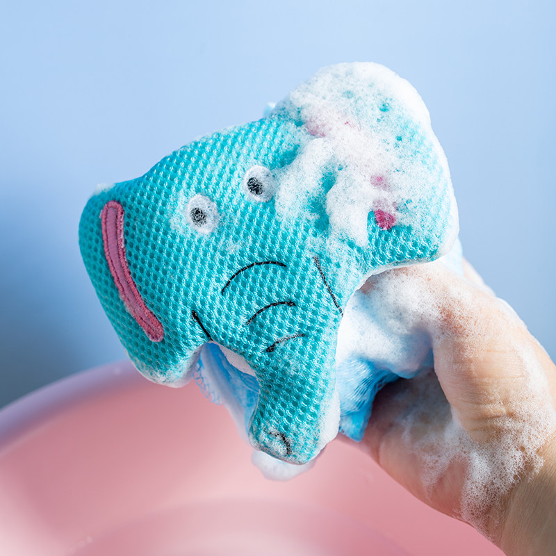 宝宝卡通起泡丰富浴球花儿儿童搓澡沐浴大号沐浴棉