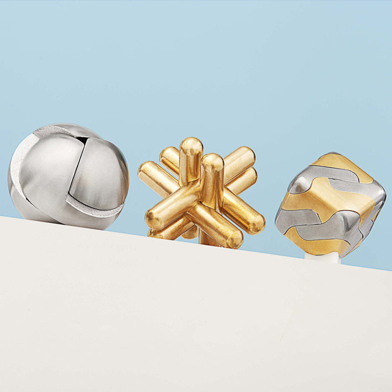 美国craighill益智成人儿童玩具puzzle孔明锁解压烧脑金属解锁