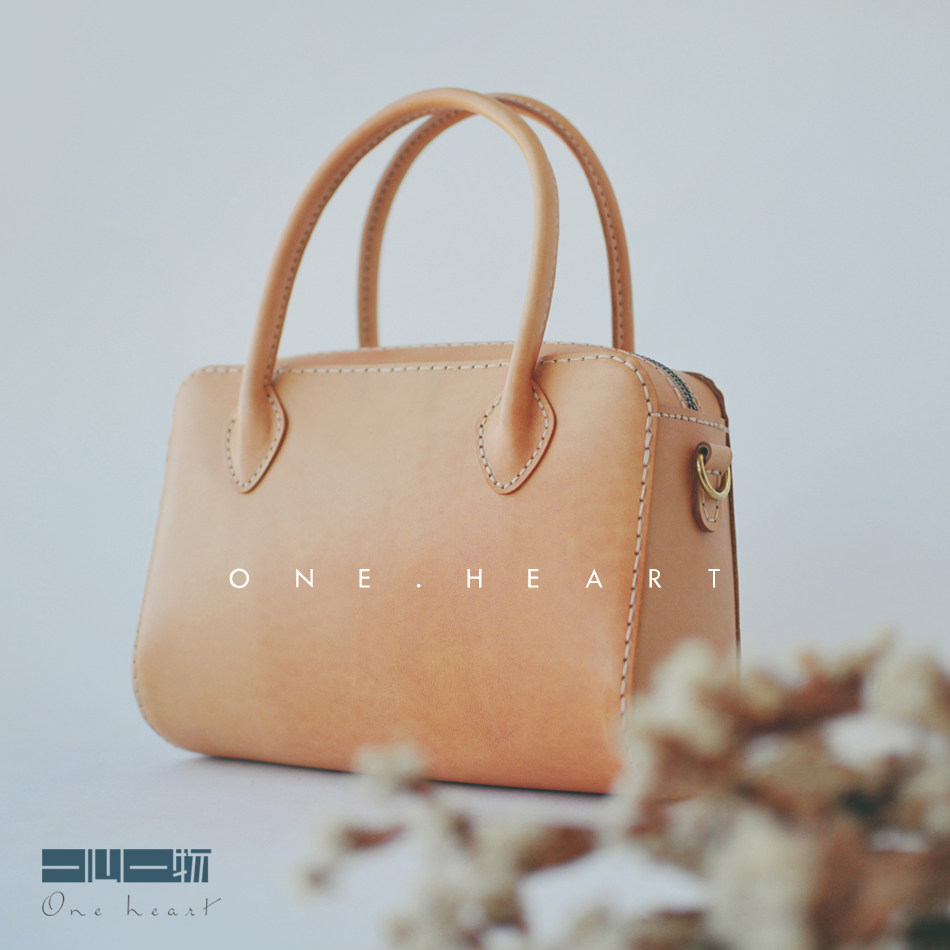 真皮diy材料db02手工手提包拎包大包牛皮植鞣包包定制