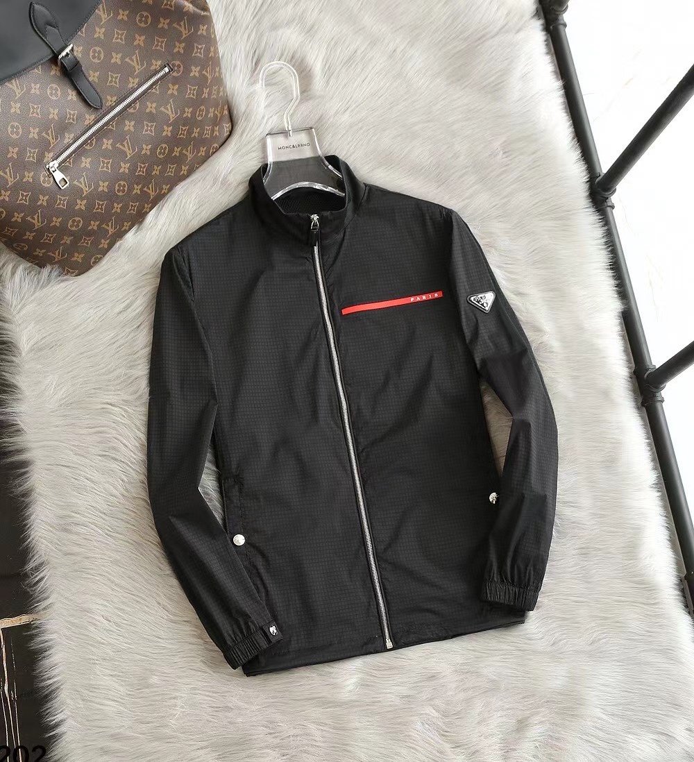 夹克休闲外套男2021夏季新款韩版潮流修身简约百搭立领薄款上衣服