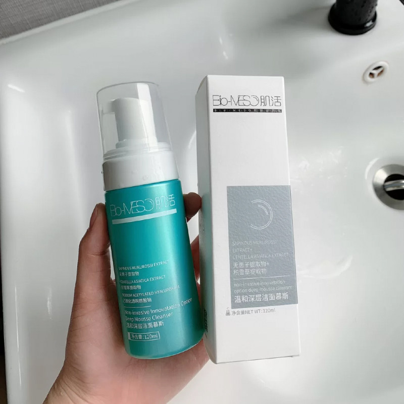 华熙生物bm肌活温和深层洁面慕斯洗面奶无患洁面