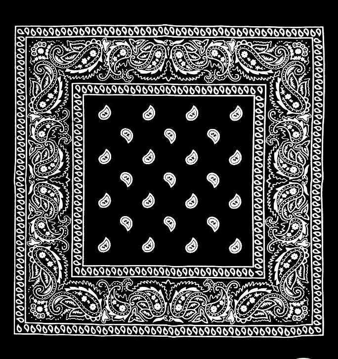 青春的花路小鬼王琳凯同款方巾发带街舞潮男士花纹嘻哈复古发箍酷