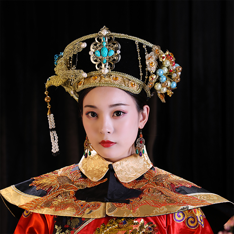 影视古装女延禧攻略同清朝皇后格格服满满族民族服装