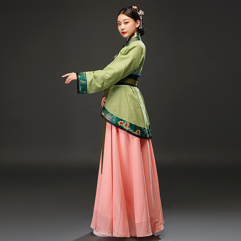 影视西施秘史同款古装女汉丫鬟群演路人平民民族服装