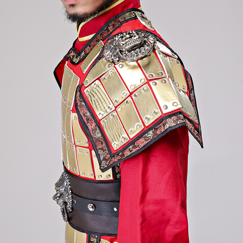古装影视将军铠甲武士战袍元帅盔甲古装剧剧组民族服装