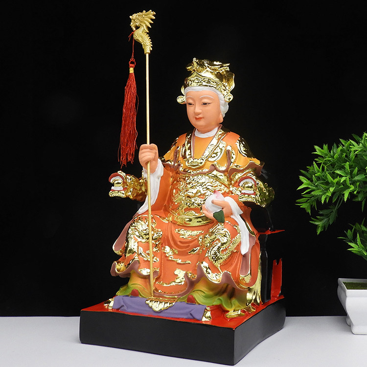 西山奶奶佛像神像西王母树脂16寸北山老母摆件