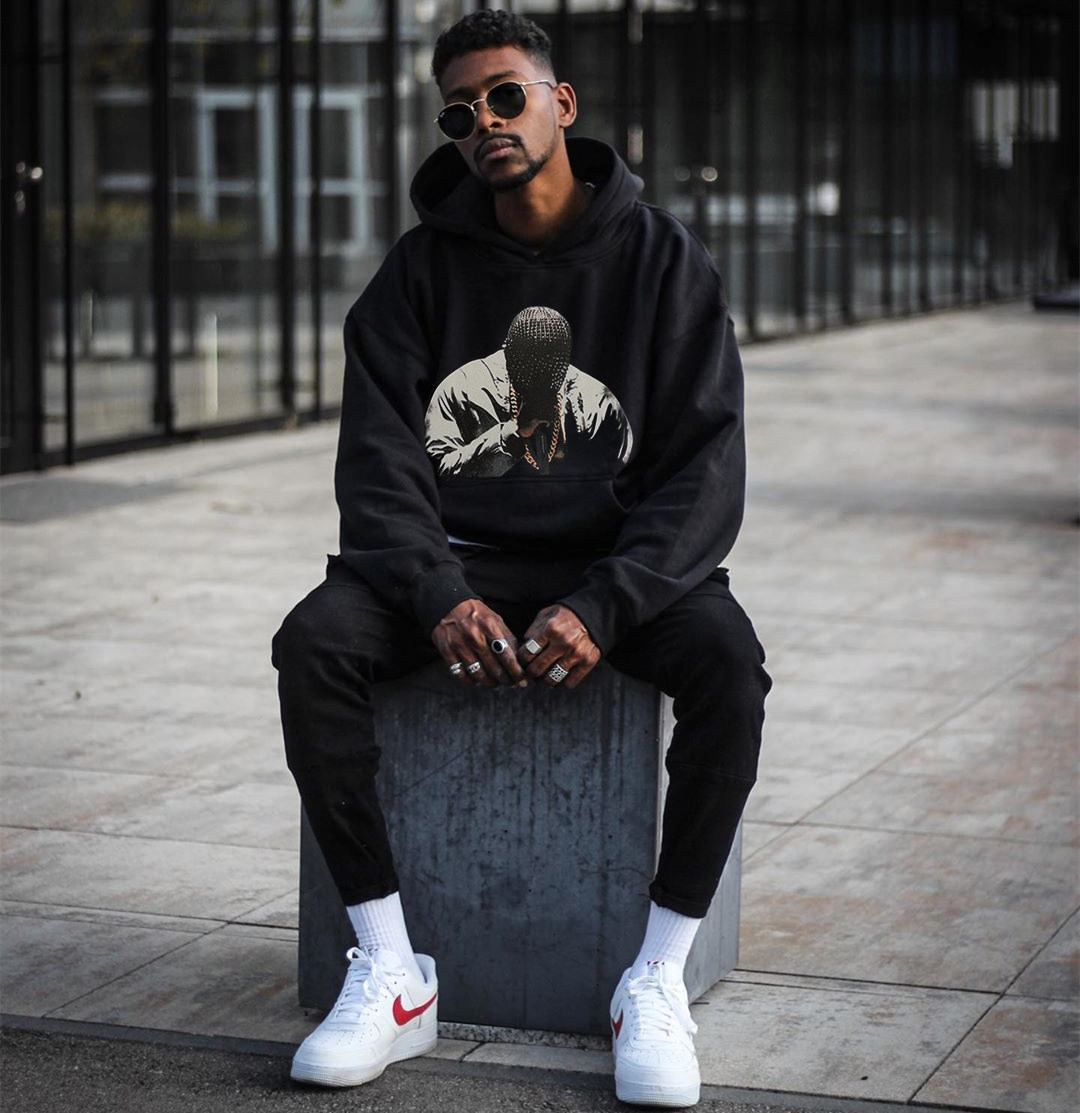 aegokanye侃爷洛杉矶演唱会限定潮流宽松fog高街卫衣