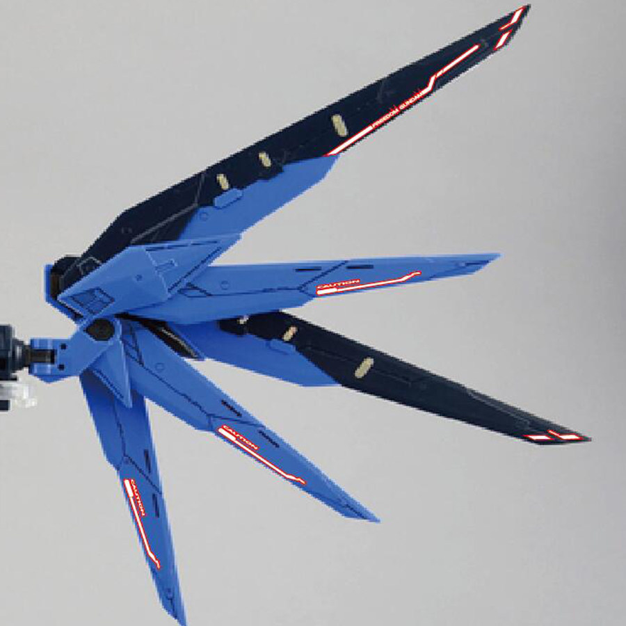 雪焰rg自由高达模型荧光水贴freedom专用高精度模型制作工具