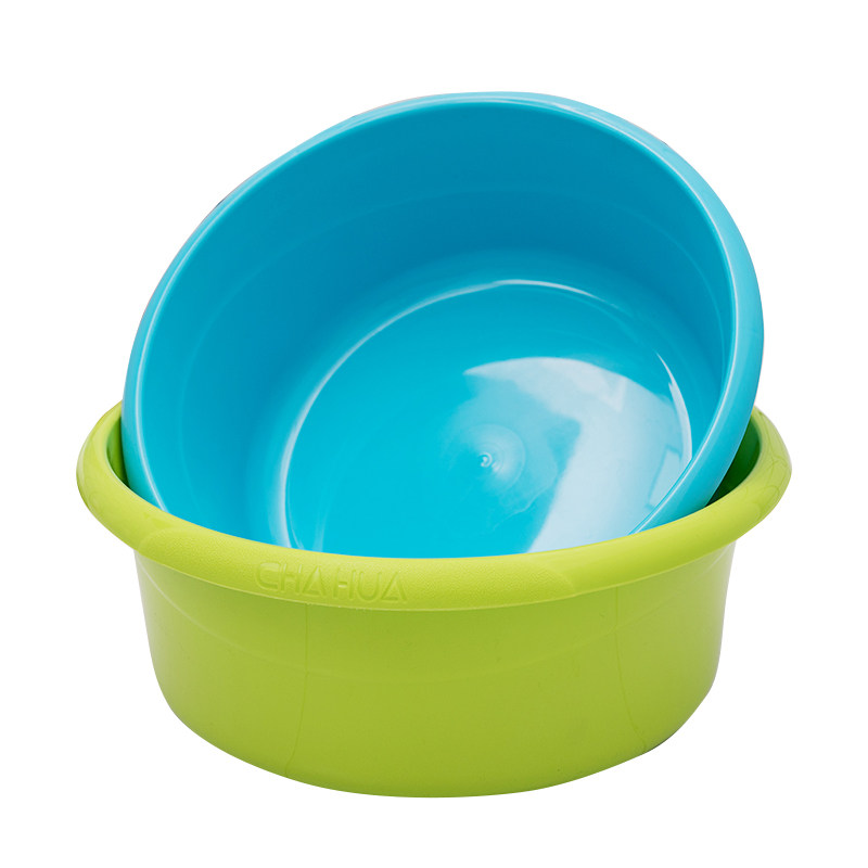 茶花洗脸盆塑料大号成人大盆子塑料盆家用洗菜盆洗脚盆洗衣盆脸盆