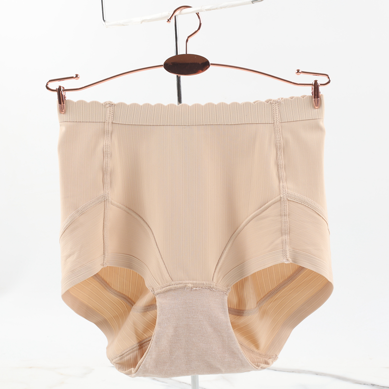 戴莉丝8329夏薄款冰丝无痕收腹内裤女高高腰产后女三角裤