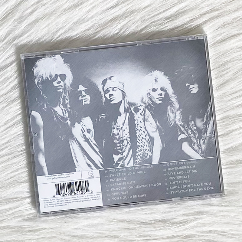现货枪花玫瑰专辑精选选集gunsrosesgreatesthits音乐cd